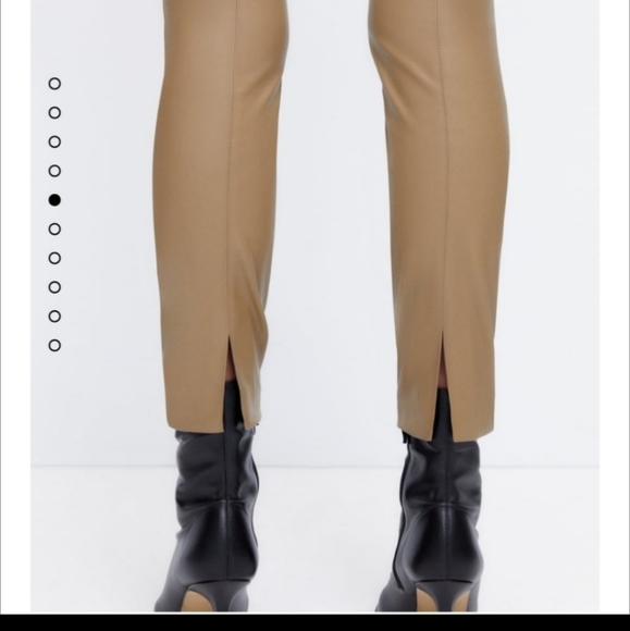 Zara Faux Leather Leggings Skinny Bloggers Favorite - Picture 6 of 9